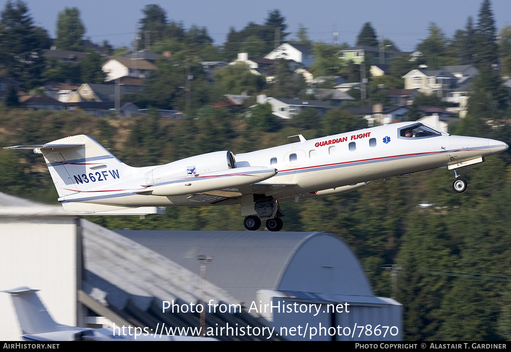 Aircraft Photo of N362FW | Gates Learjet 35A | Guardian Flight | AirHistory.net #78670