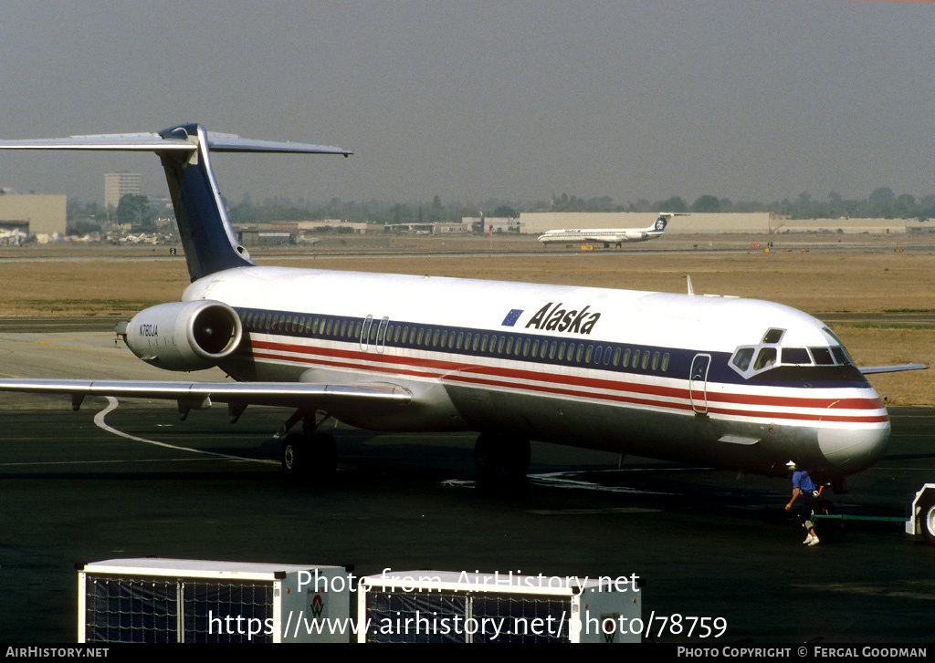 Aircraft Photo of N780JA | McDonnell Douglas MD-82 (DC-9-82) | Alaska Airlines | AirHistory.net #78759