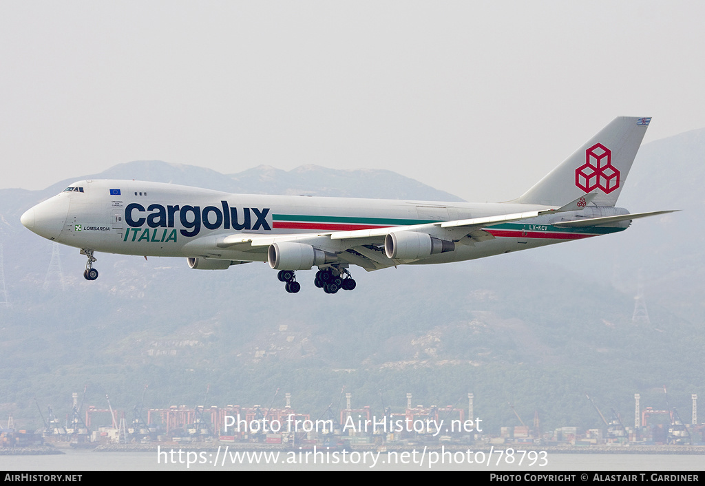 Aircraft Photo of LX-KCV | Boeing 747-4R7F/SCD | Cargolux Italia | AirHistory.net #78793