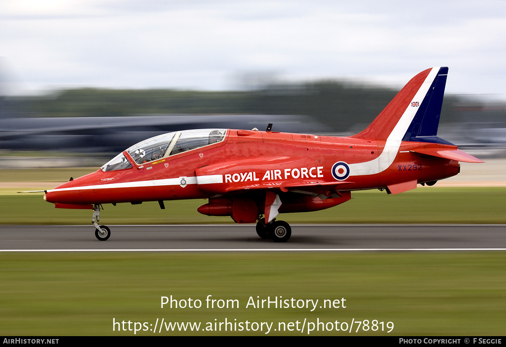 Aircraft Photo of XX292 | British Aerospace Hawk T1 | UK - Air Force | AirHistory.net #78819