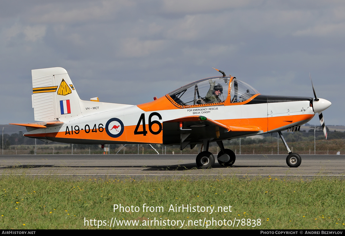 Aircraft Photo of VH-MCT / A19-046 | New Zealand CT-4A Airtrainer | Australia - Air Force | AirHistory.net #78838