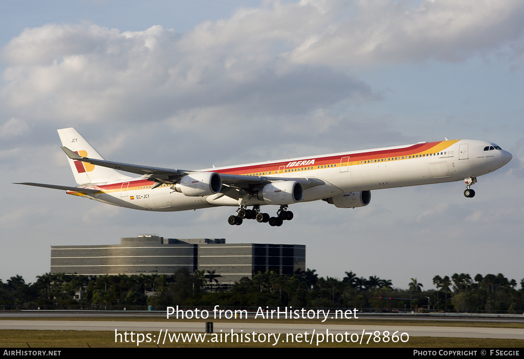 Aircraft Photo of EC-JCY | Airbus A340-642 | Iberia | AirHistory.net #78860