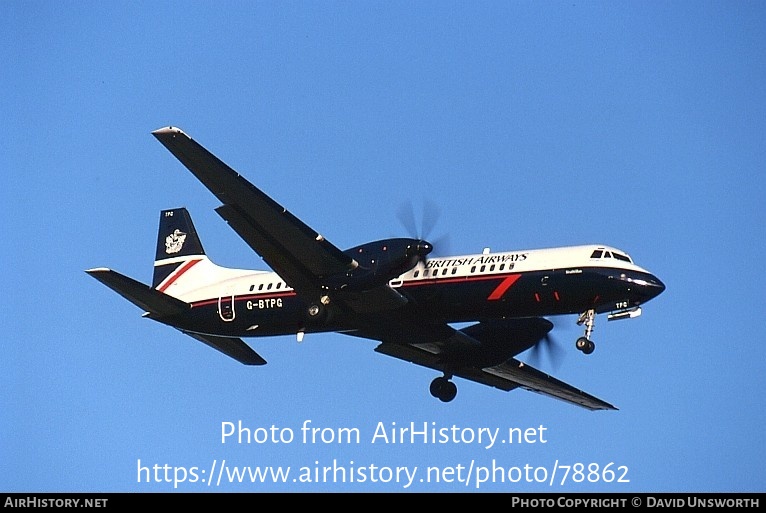 Aircraft Photo of G-BTPG | British Aerospace ATP | British Airways | AirHistory.net #78862