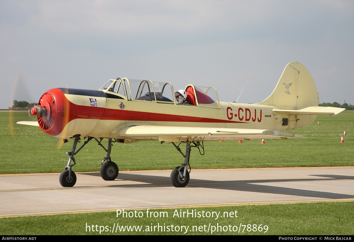 Aircraft Photo of G-CDJJ | Yakovlev Yak-52 | AirHistory.net #78869