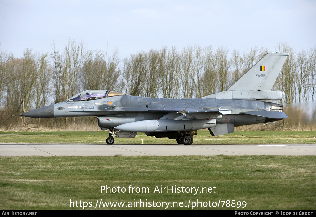 Aircraft Photo of FA-95 | General Dynamics F-16AM Fighting Falcon | Belgium - Air Force | AirHistory.net #78899