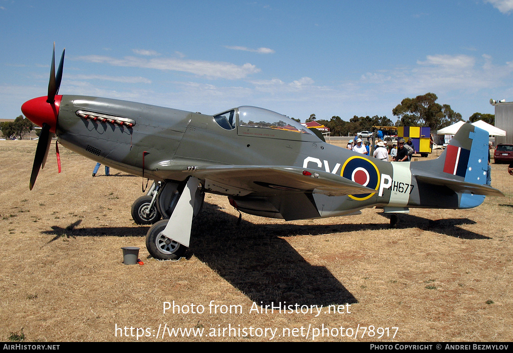 Aircraft Photo of VH-JUC / KH677 | Commonwealth CA-18 Mustang 21 (P-51D) | UK - Air Force | AirHistory.net #78917