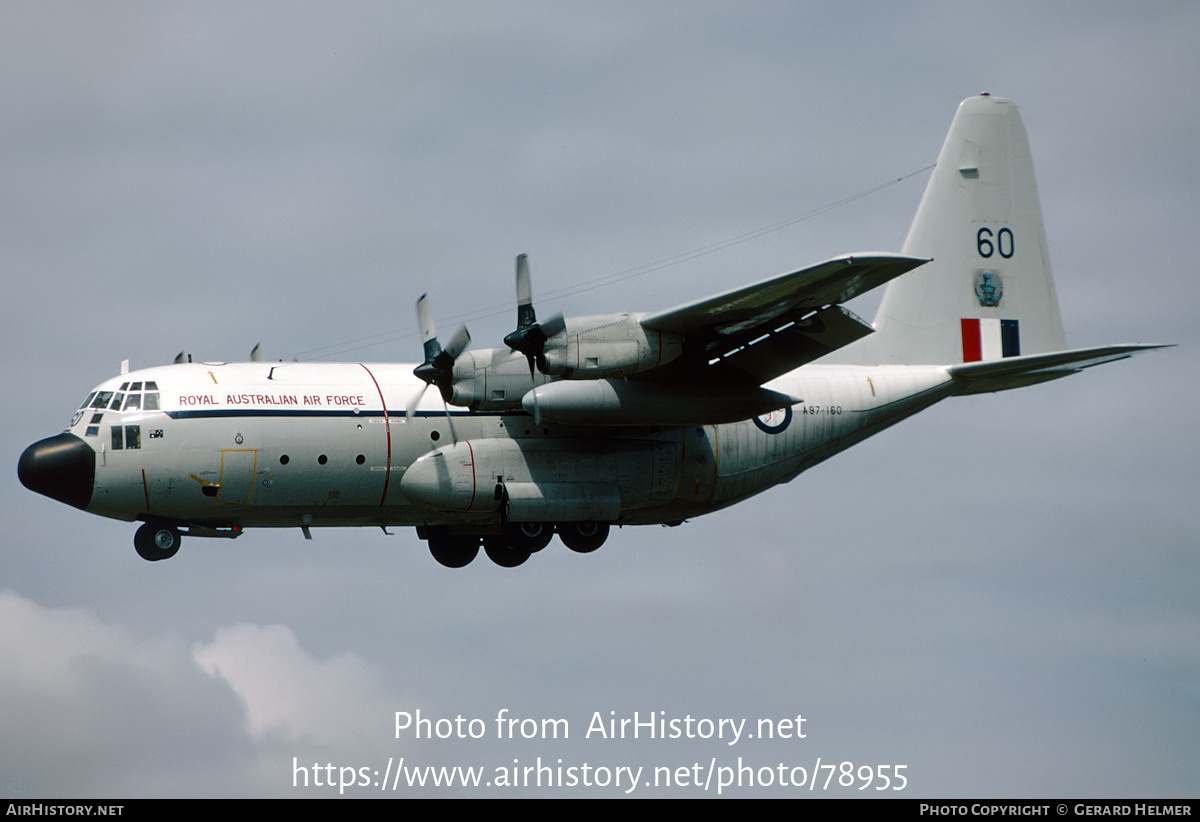 Aircraft Photo of A97-160 | Lockheed C-130E Hercules (L-382) | Australia - Air Force | AirHistory.net #78955