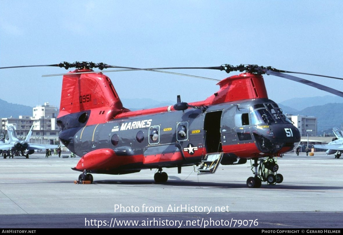 Boeing-Vertol HH-46D (150951), now preserved at NAS North Island. Iwakuni,  Japan - Vertical Flight Photo Gallery