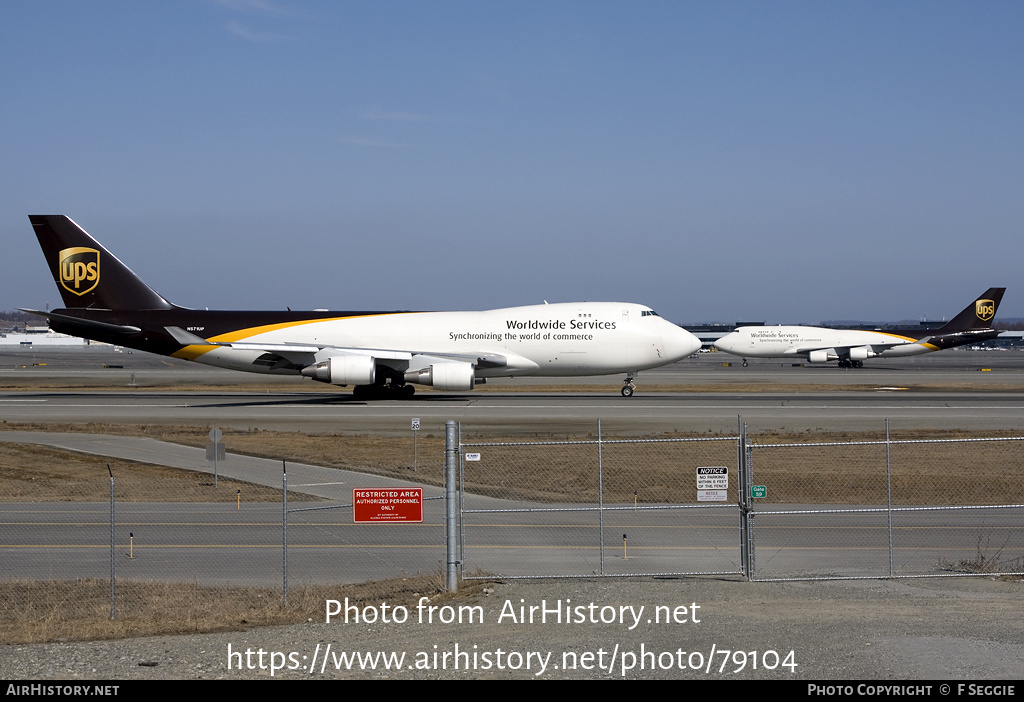 Aircraft Photo of N571UP | Boeing 747-44AF/SCD | United Parcel Service - UPS | AirHistory.net #79104