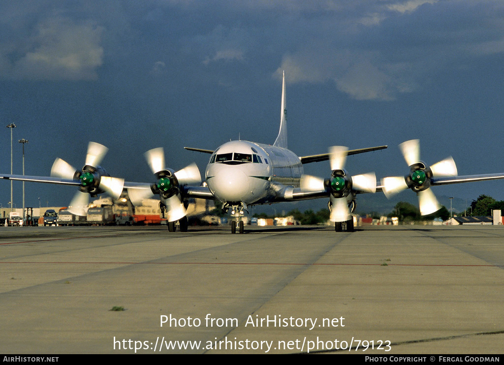 Aircraft Photo of G-CEXS | Lockheed L-188C(F) Electra | Channel Express | AirHistory.net #79123