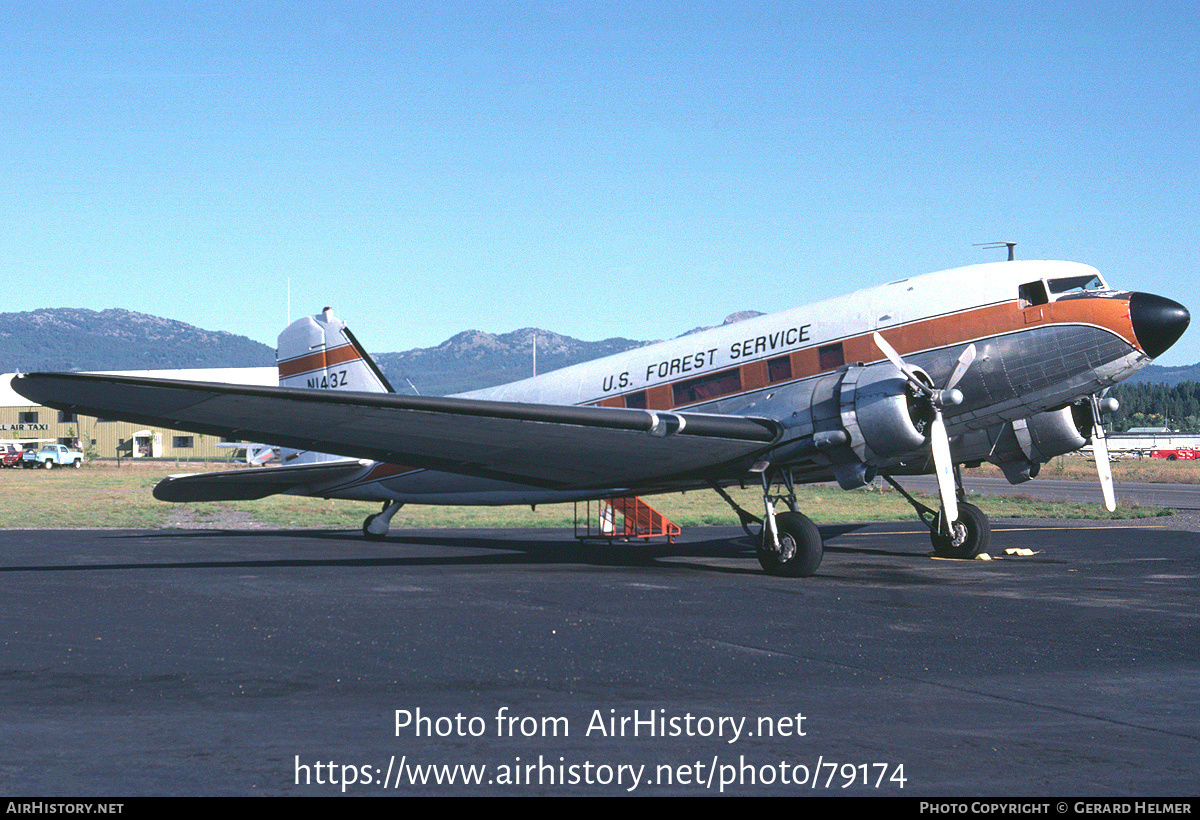 Aircraft Photo of N143Z | Douglas C-47D Skytrain | US Forest Service - USFS | AirHistory.net #79174