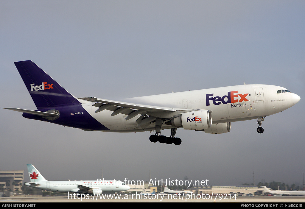 Aircraft Photo of N425FE | Airbus A310-203/F | FedEx Express - Federal Express | AirHistory.net #79214