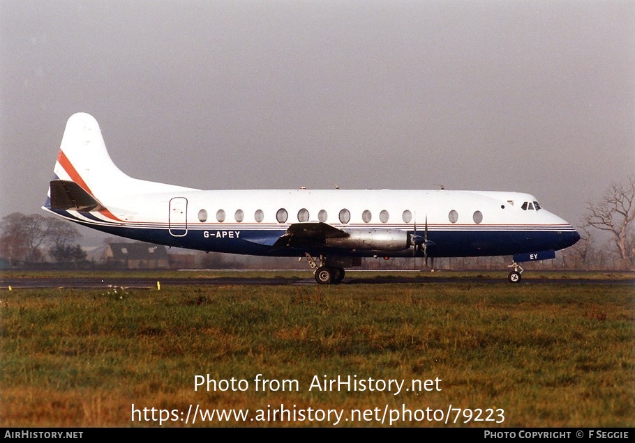 Aircraft Photo of G-APEY | Vickers 806 Viscount | AirHistory.net #79223