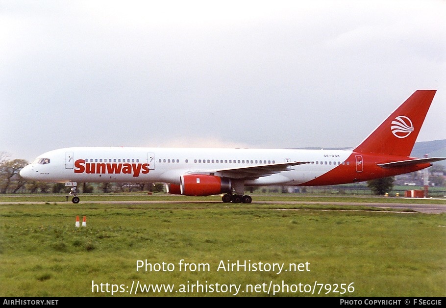 Aircraft Photo of SE-DSK | Boeing 757-236 | Sunways | AirHistory.net #79256