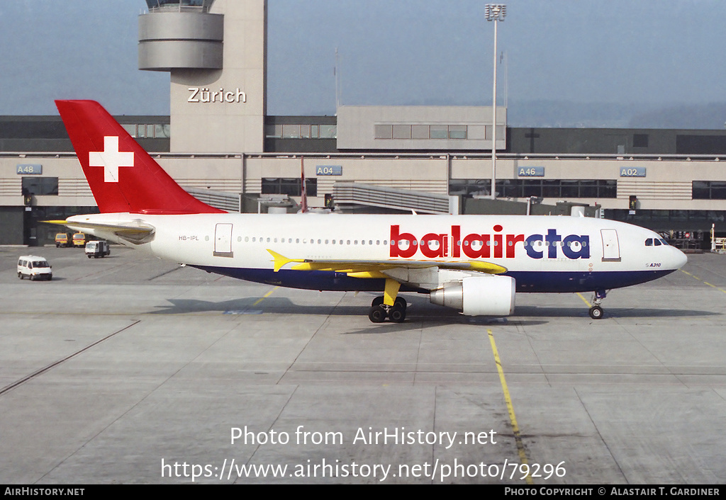 Aircraft Photo of HB-IPL | Airbus A310-325/ET | BalairCTA | AirHistory.net #79296