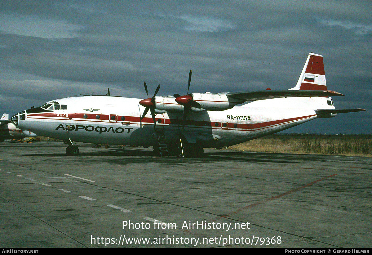 Aircraft Photo of RA-11354 | Antonov An-12B | Aeroflot | AirHistory.net #79368