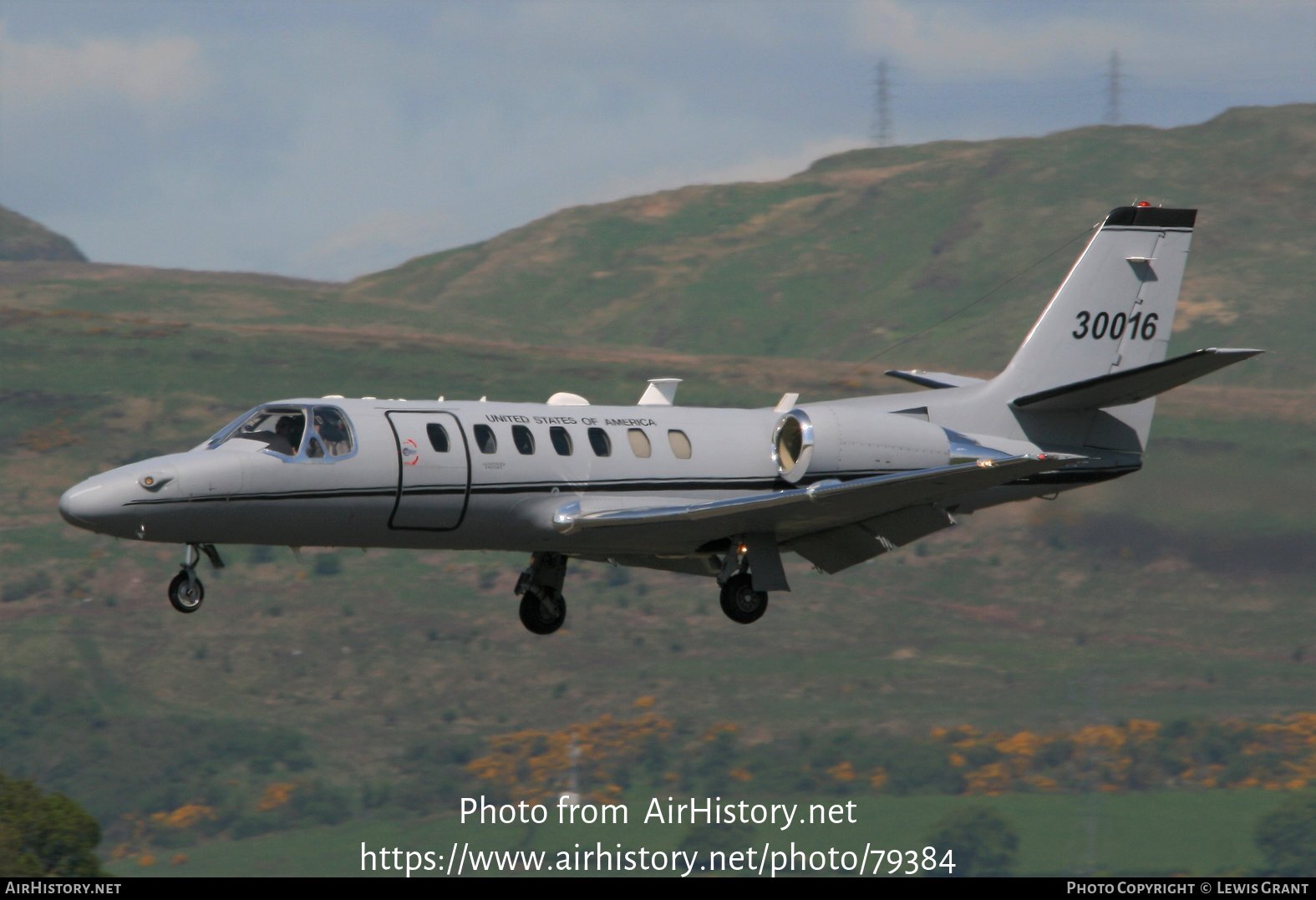 Aircraft Photo of 03-0016 / 30016 | Cessna UC-35B Citation Encore (560) | USA - Army | AirHistory.net #79384