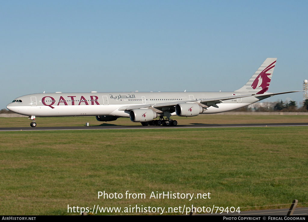 Aircraft Photo of A7-AGB | Airbus A340-642 | Qatar Airways | AirHistory.net #79404