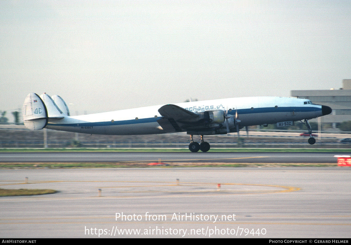 Aircraft Photo of HI-532CT | Lockheed C-121J Super Constellation | Aerochago | AirHistory.net #79440