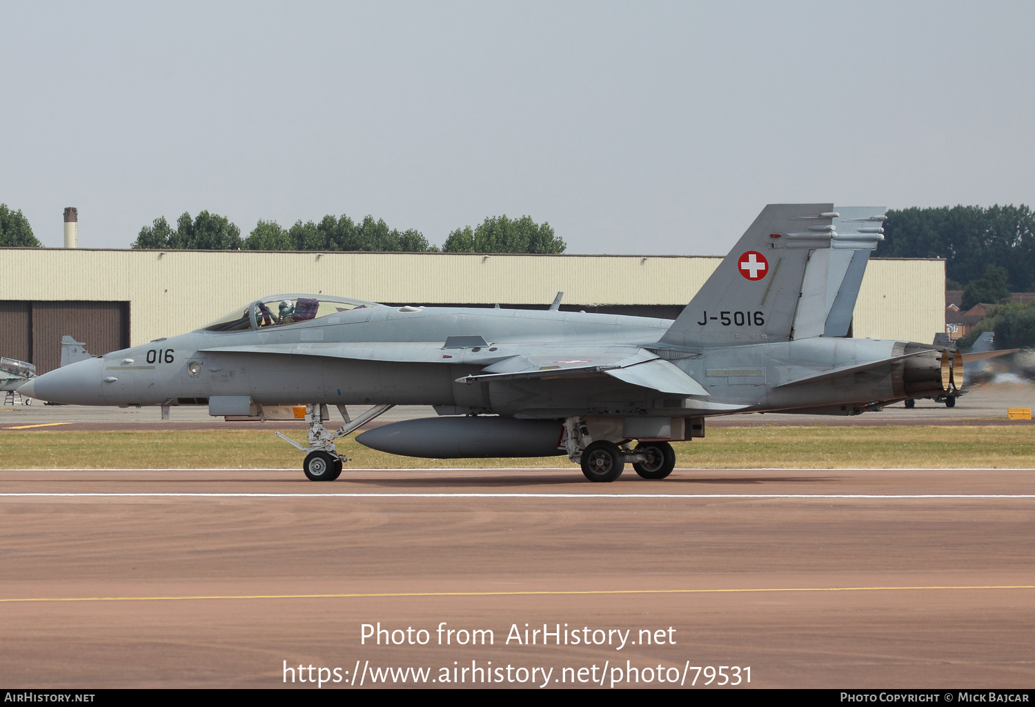 Aircraft Photo of J-5016 | McDonnell Douglas F/A-18C Hornet | Switzerland - Air Force | AirHistory.net #79531