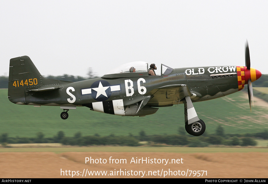 Aircraft Photo of N167F / 414450 | North American P-51D Mustang | USA - Air Force | AirHistory.net #79571