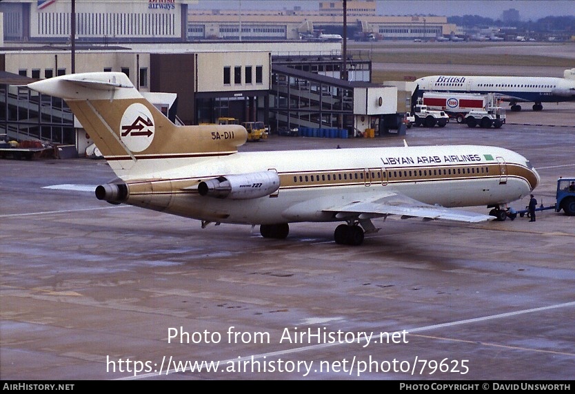 Aircraft Photo of 5A-DII | Boeing 727-2L5/Adv | Libyan Arab Airlines | AirHistory.net #79625