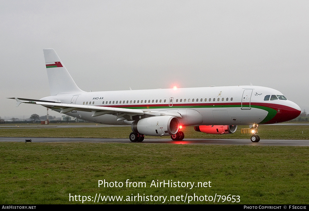 Aircraft Photo of A4O-AA | Airbus A320-232 | Oman Royal Flight | AirHistory.net #79653