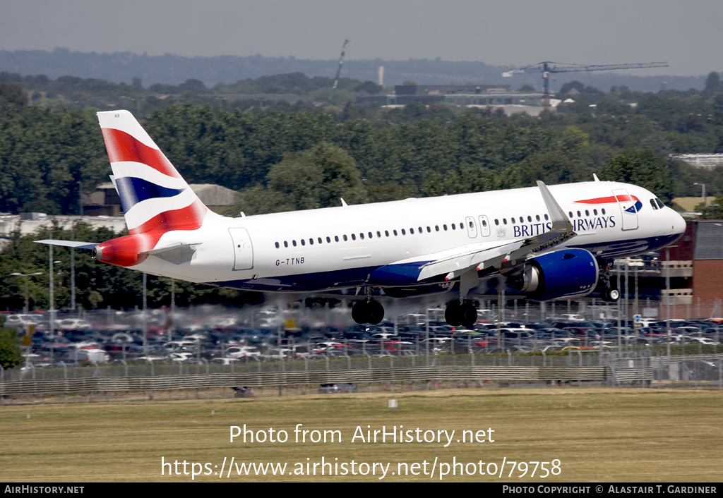 Aircraft Photo of G-TTNB | Airbus A320-251N | British Airways | AirHistory.net #79758