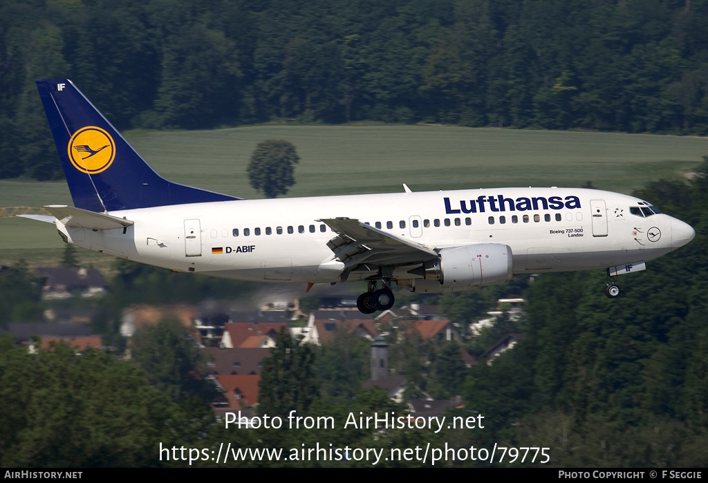 Aircraft Photo of D-ABIF | Boeing 737-530 | Lufthansa | AirHistory.net #79775