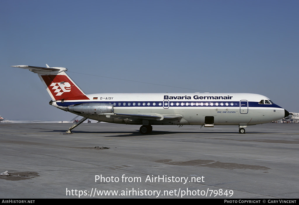 Aircraft Photo of D-AISY | BAC 111-414EG One-Eleven | Bavaria Germanair | AirHistory.net #79849