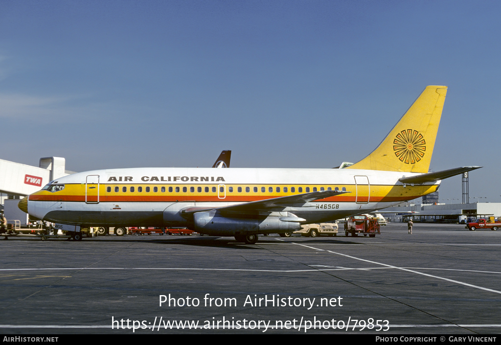 Aircraft Photo of N465GB | Boeing 737-293 | Air California | AirHistory.net #79853