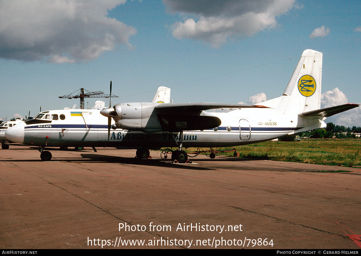 Aircraft Photo of UR-46838 | Antonov An-24RV | Air Ukraine | AirHistory.net #79864