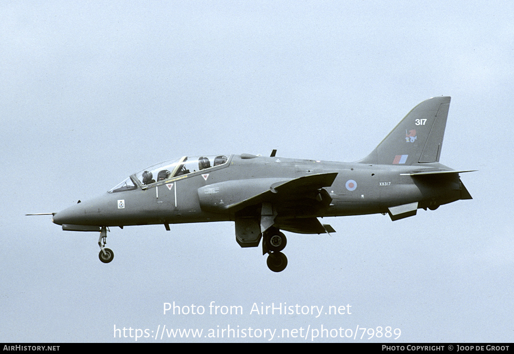 Aircraft Photo of XX317 | British Aerospace Hawk T.1A | UK - Air Force | AirHistory.net #79889