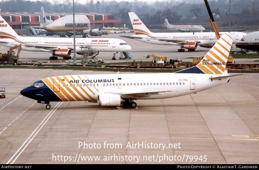 Aircraft Photo of CS-TKD | Boeing 737-33A | Air Columbus | AirHistory.net #79945