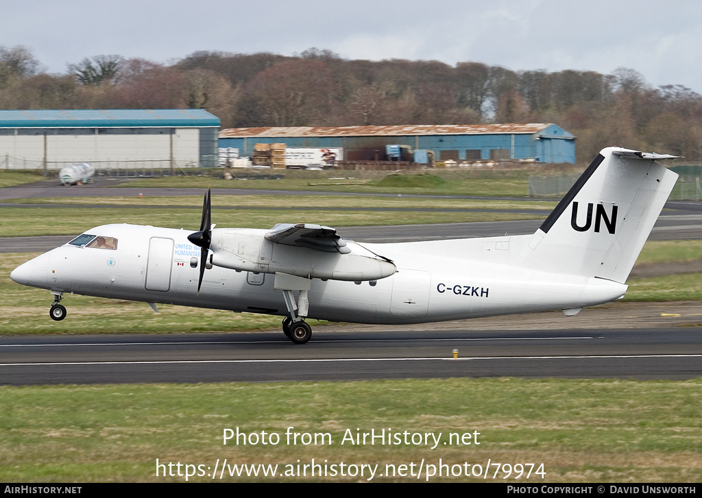 Aircraft Photo of C-GZKH | De Havilland Canada DHC-8-102 Dash 8 | United Nations | AirHistory.net #79974