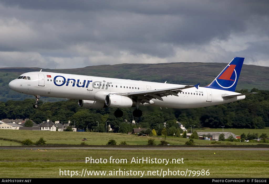 Aircraft Photo of TC-TUB | Airbus A321-131 | Onur Air | AirHistory.net #79986