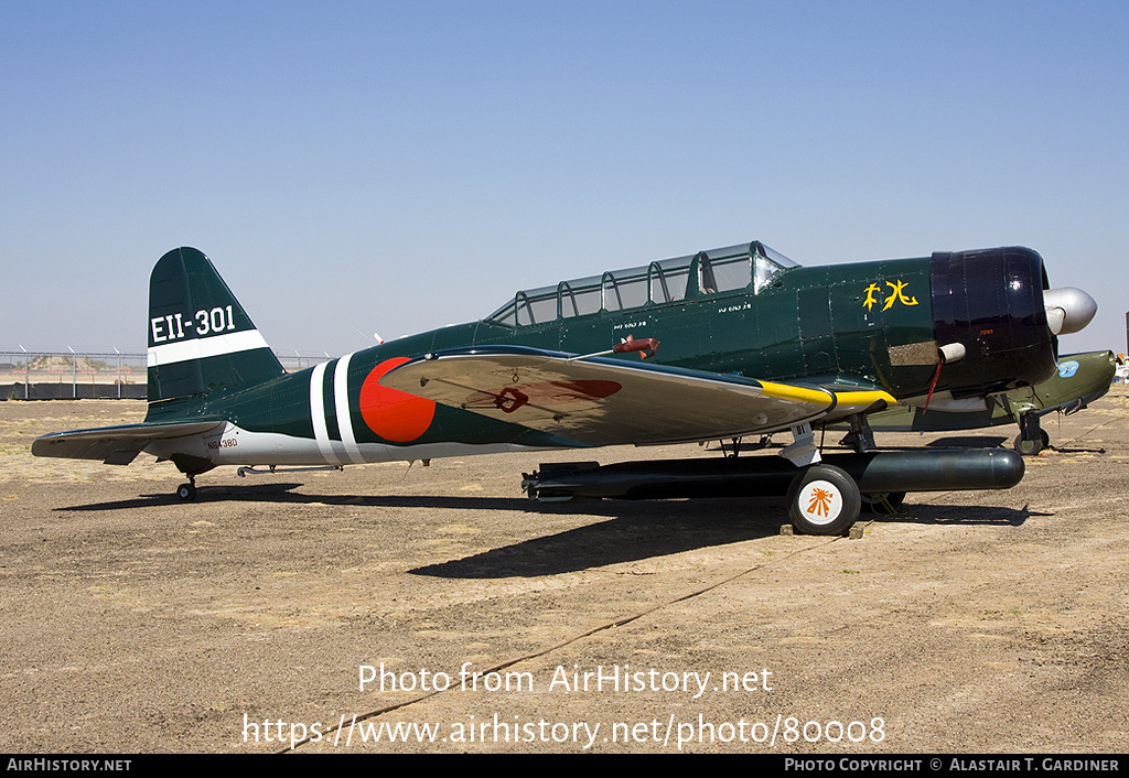 Aircraft Photo of N6438D / EII-301 | North American T-6 / B5N Kate