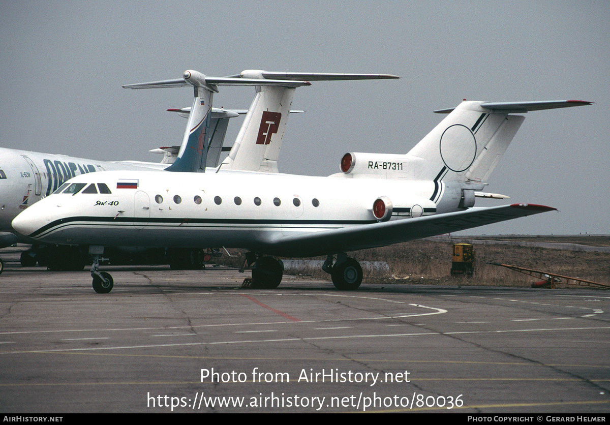 Aircraft Photo of RA-87311 | Yakovlev Yak-40 | AirHistory.net #80036