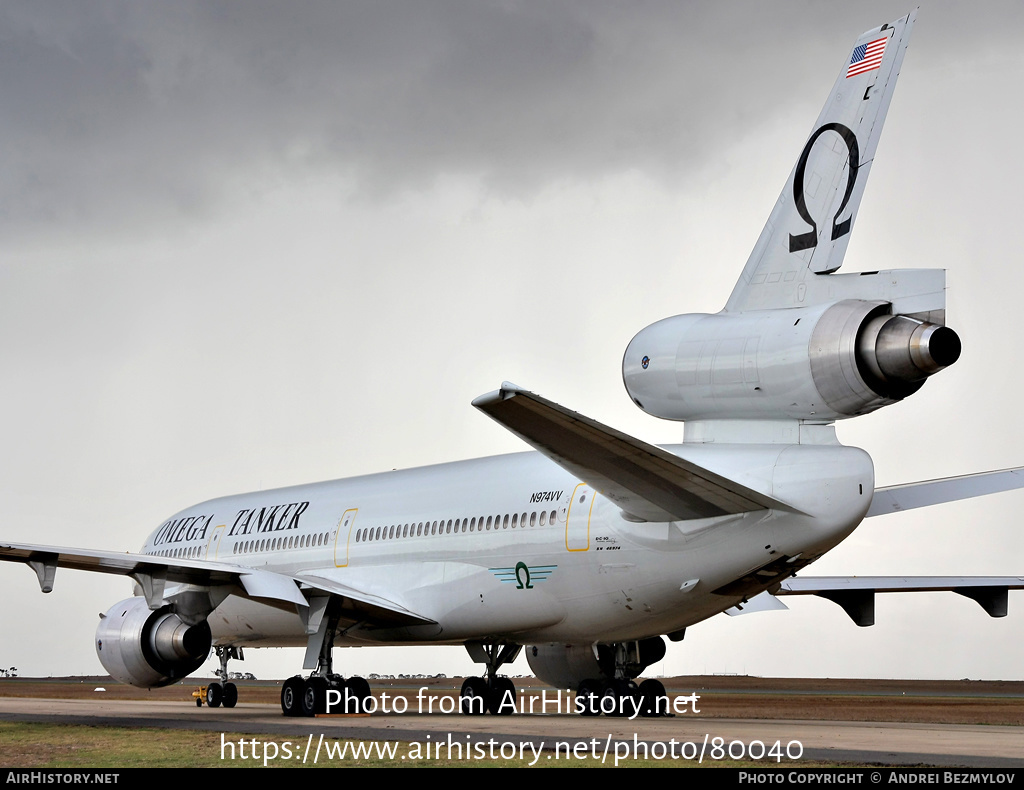 Aircraft Photo of N974VV | McDonnell Douglas DC-10-40I | Omega Aerial Refueling Services | AirHistory.net #80040