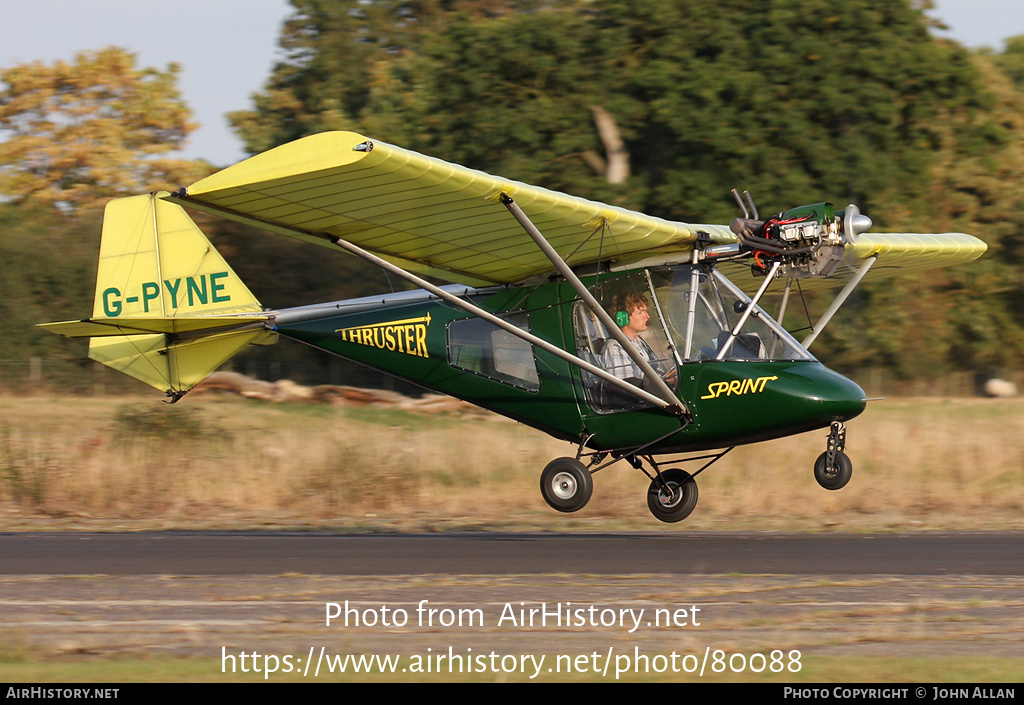 Aircraft Photo of G-PYNE | Thruster T-600N 450 | AirHistory.net #80088