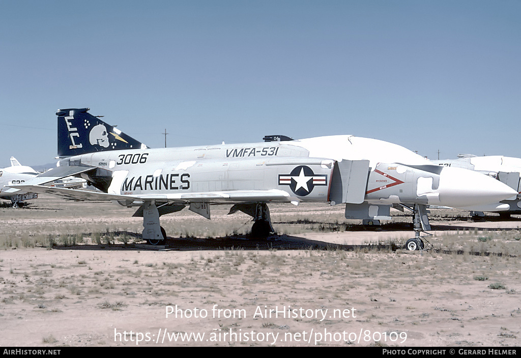 Aircraft Photo of 153006 | McDonnell F-4N Phantom II | USA - Marines | AirHistory.net #80109