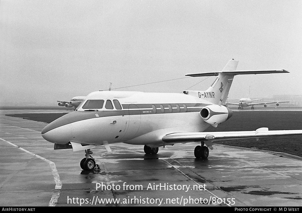 Aircraft Photo of G-AYNR | Hawker Siddeley HS-125-400B | De Beers | AirHistory.net #80155