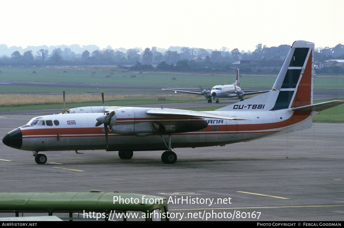 Aircraft Photo of CU-T881 | Antonov An-24V | Cubana | AirHistory.net #80167