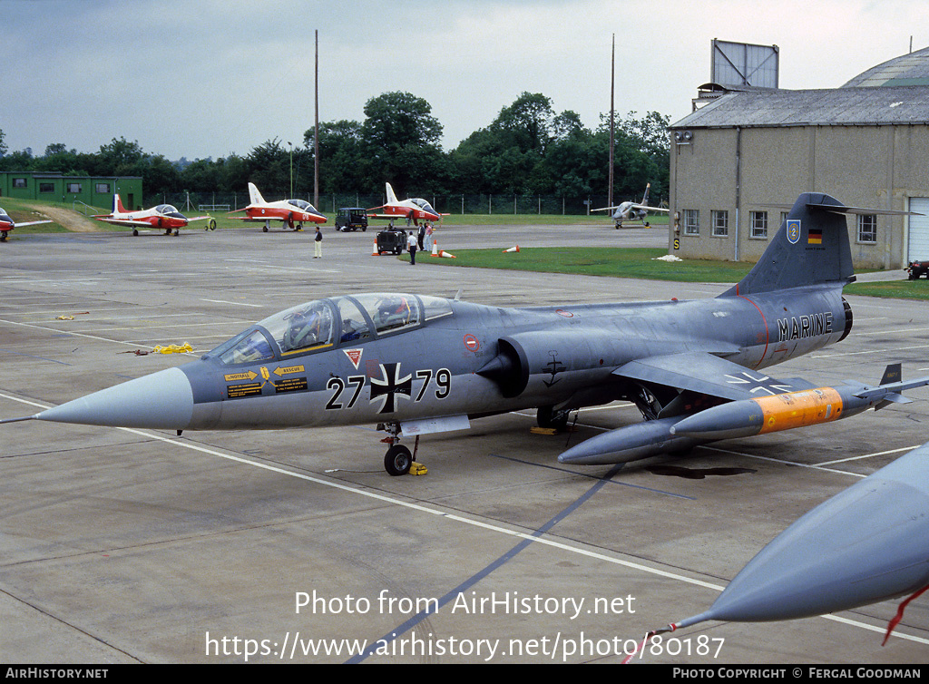 Aircraft Photo of 2779 | Lockheed TF-104G Starfighter | Germany - Navy | AirHistory.net #80187