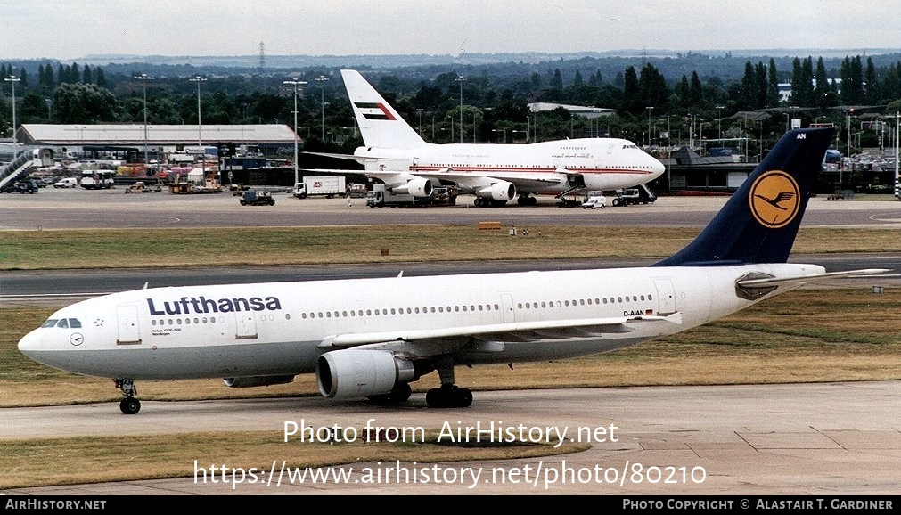 Aircraft Photo of D-AIAN | Airbus A300B4-603 | Lufthansa | AirHistory.net #80210