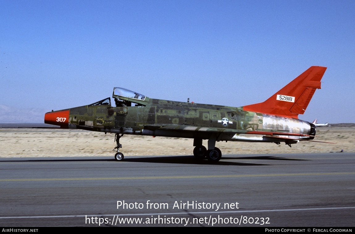 Aircraft Photo of 55-2818 / 52818 | North American QF-100D Super Sabre | USA - Air Force | AirHistory.net #80232