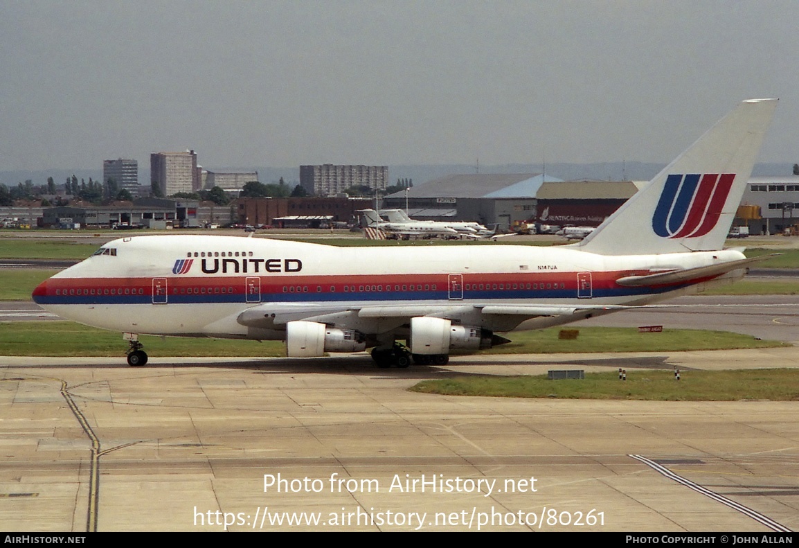 Aircraft Photo of N147UA | Boeing 747SP-21 | United Airlines | AirHistory.net #80261