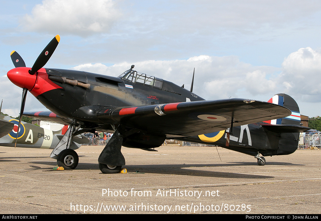 Aircraft Photo of G-HURR | Hawker Hurricane Mk12 | UK - Air Force | AirHistory.net #80285