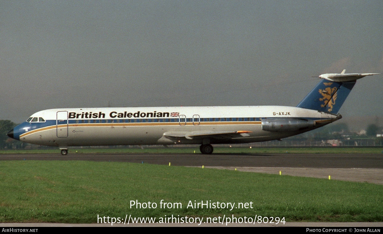 Aircraft Photo of G-AXJK | BAC 111-501EX One-Eleven | British Caledonian Airways | AirHistory.net #80294