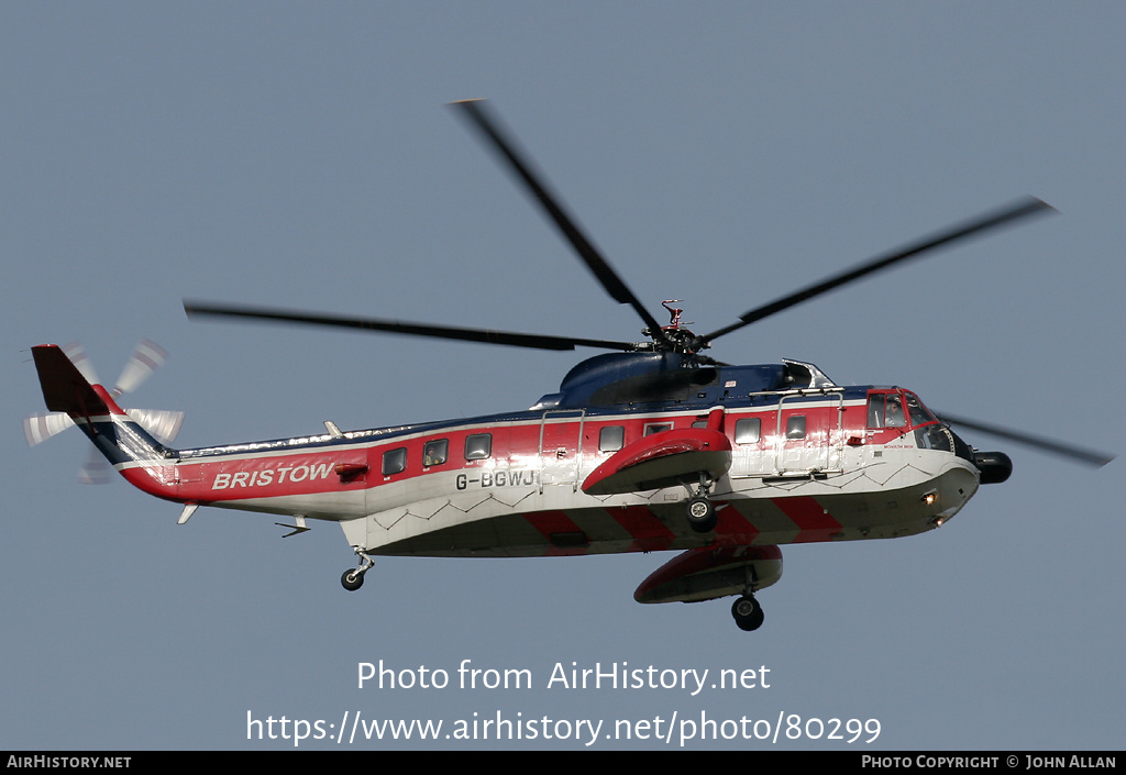 Aircraft Photo of G-BGWJ | Sikorsky S-61N MkII | Bristow Helicopters | AirHistory.net #80299